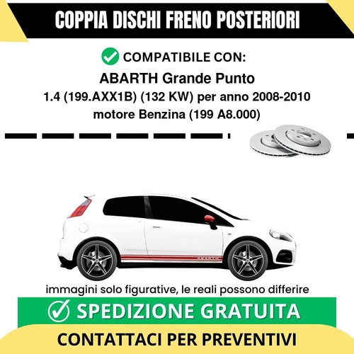 Coppia dischi freno posteriori - dischi,